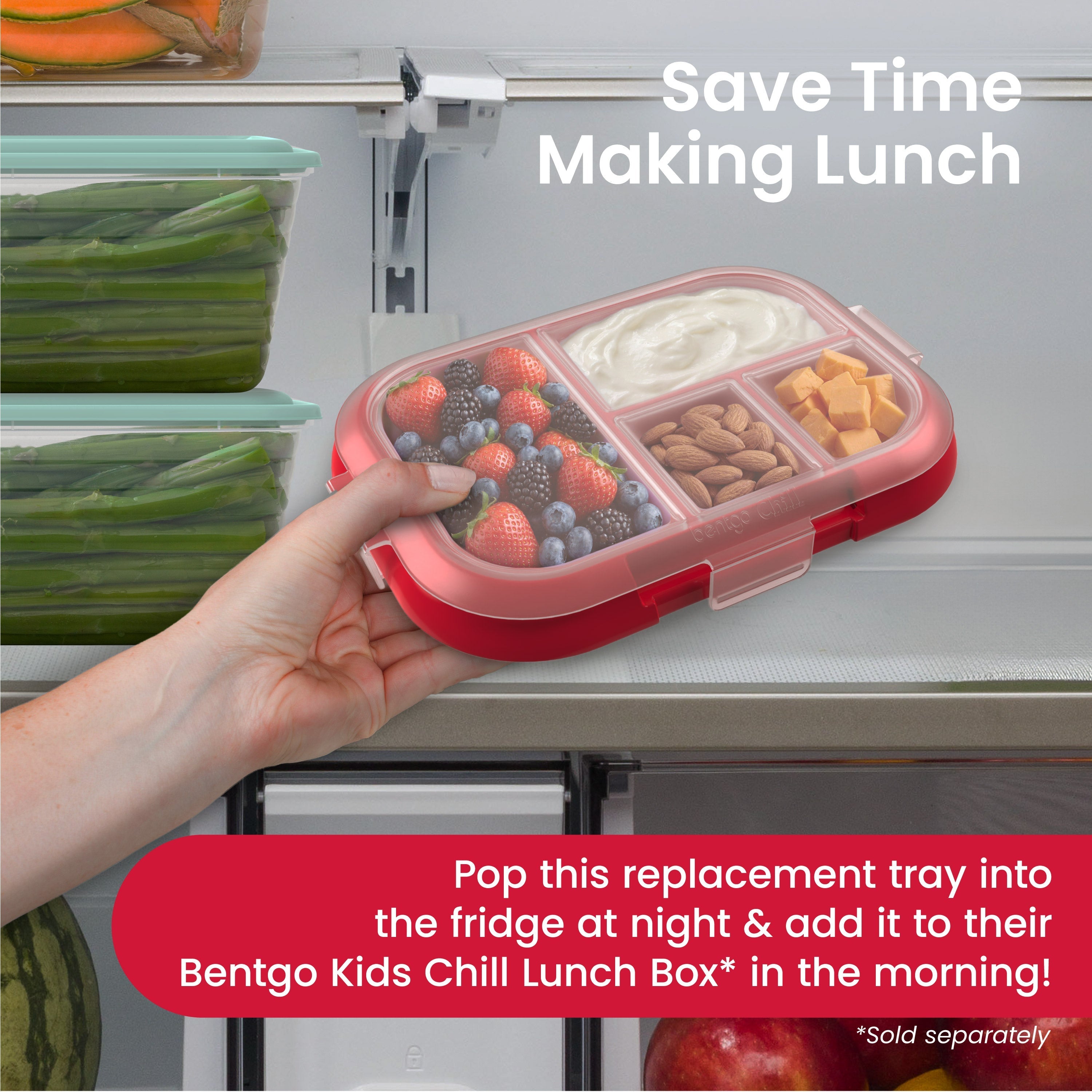 Bentgo Chill Kids Tray with Transparent Cover