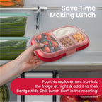 Bentgo Chill Kids Tray with Transparent Cover