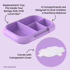 Bentgo Chill Kids Tray with Transparent Cover