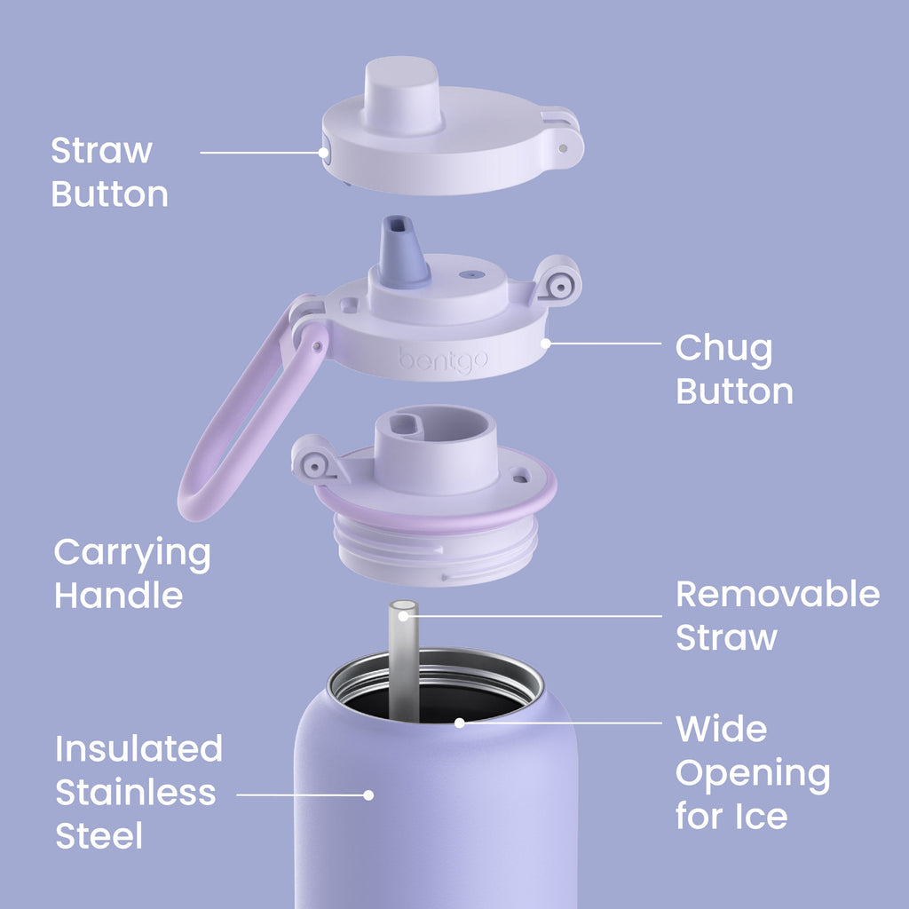 Bentgo Flip 2-in-1 Water Bottle (24 fl oz)